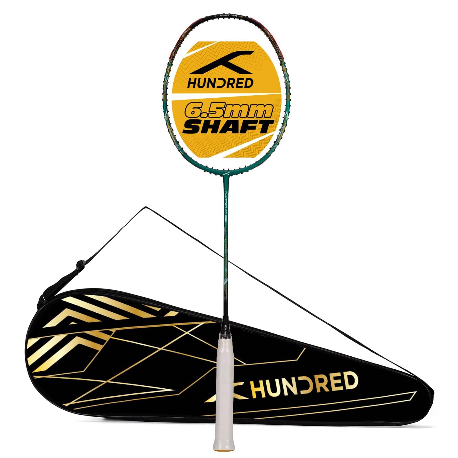 HUNDRED Multicolor Badminton Racquet ( Pack of 1 ) HUNDRED Multicolor Badminton Racquet ( Pack of 1 )