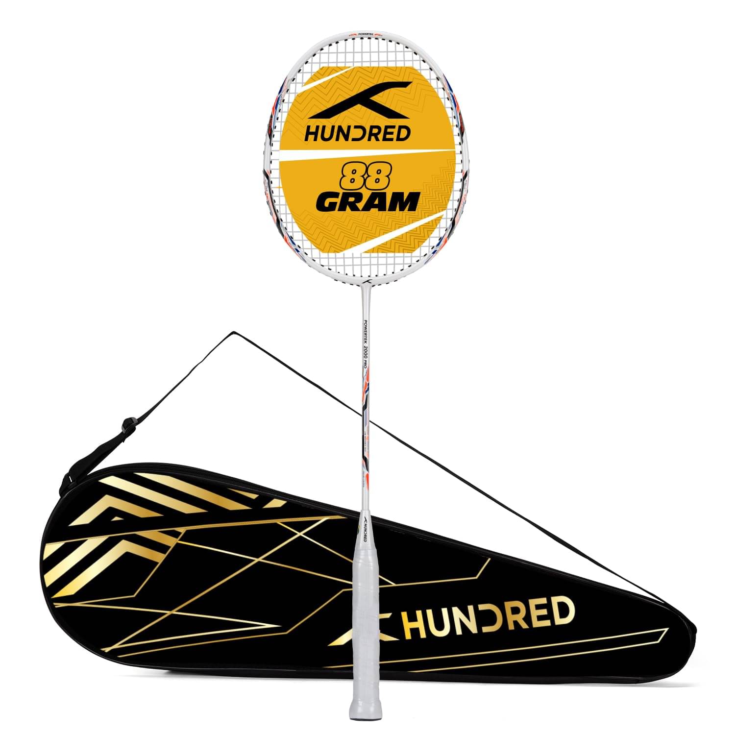 HUNDRED Multicolor Badminton Racquet ( Pack of 1 ) HUNDRED Multicolor Badminton Racquet ( Pack of 1 )