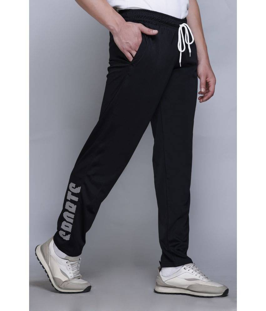    			HVBK Black Polyester Men's Trackpants ( Pack of 1 )