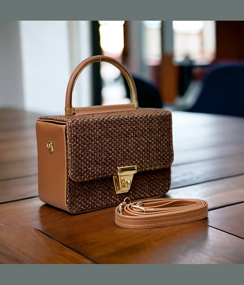 Jazzberry Tan PU Sling Bag - Handbags | Buy online on ZillyBuy