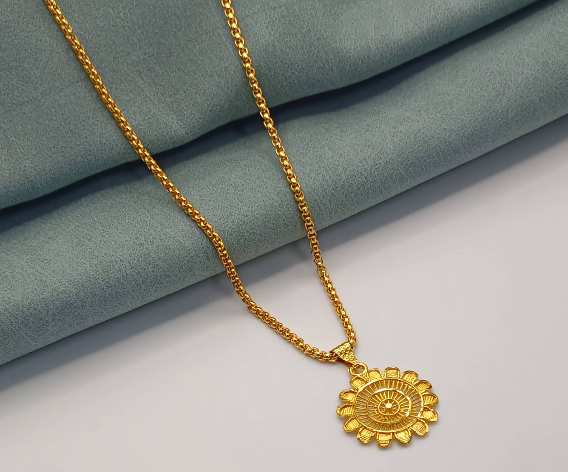 KRIMO Gold Pendant set ( Pack of 1 ) KRIMO Gold Pendant set ( Pack of 1 )