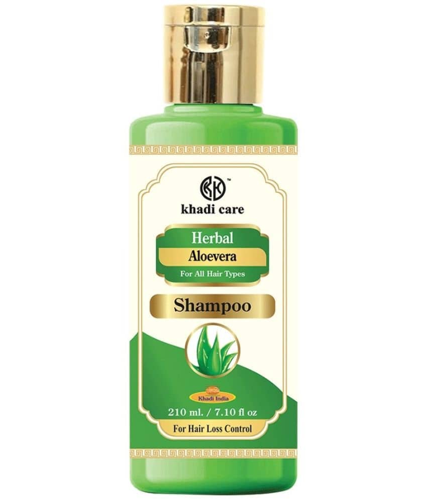 Khadi Care Herbal Aloevera Shampoo (210ml)