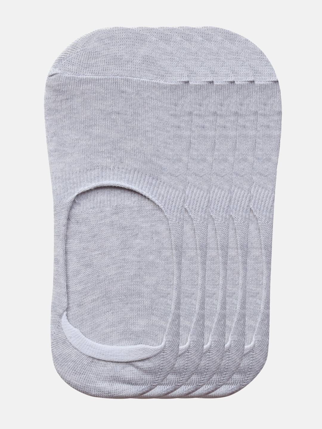Kolor Fusion Cotton Blend Men's Solid Dark Grey No Show Socks ( Pack of 5 ) Kolor Fusion Cotton Blend Men's Solid Dark Grey No Show Socks ( Pack of 5 )