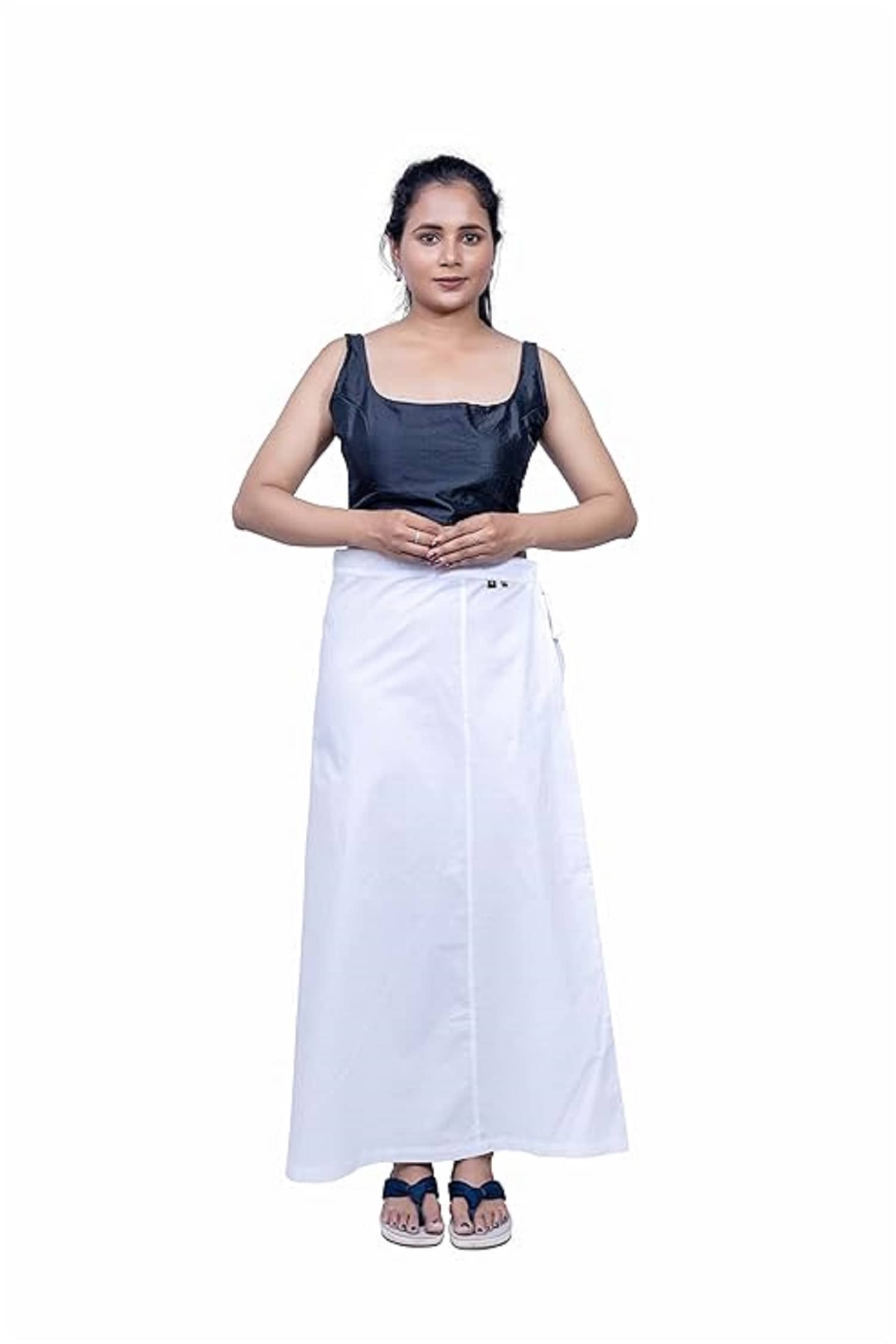 LITTLE PANDA Grey Cotton Petticoat - Single