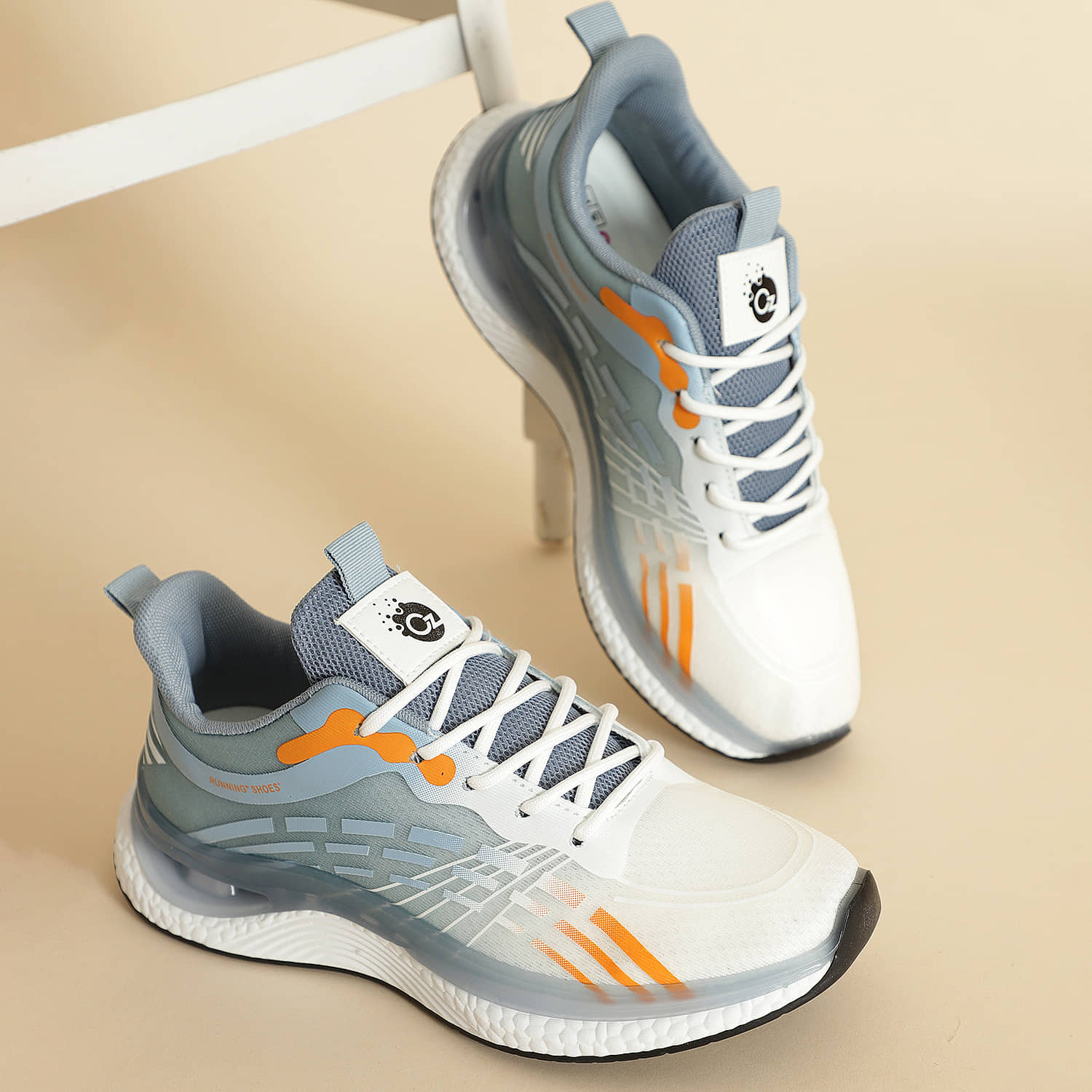 OZZOH White,Green Men's Sports Running Shoes - Sports Shoes | Buy online on ZillyBuy
