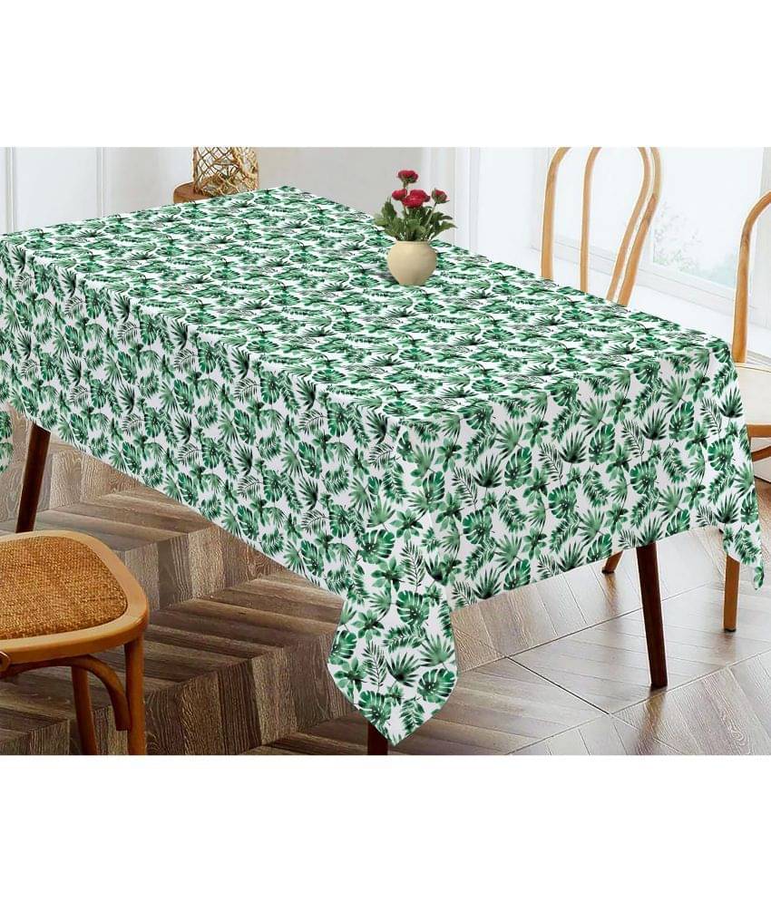 Oasis Hometex Printed Cotton 4 Seater Rectangle Table Cover ( 152 x 138 ) cm Pack of 1 Green Oasis Hometex Printed Cotton 4 Seater Rectangle Table Cover ( 152 x 138 ) cm Pack of 1 Green