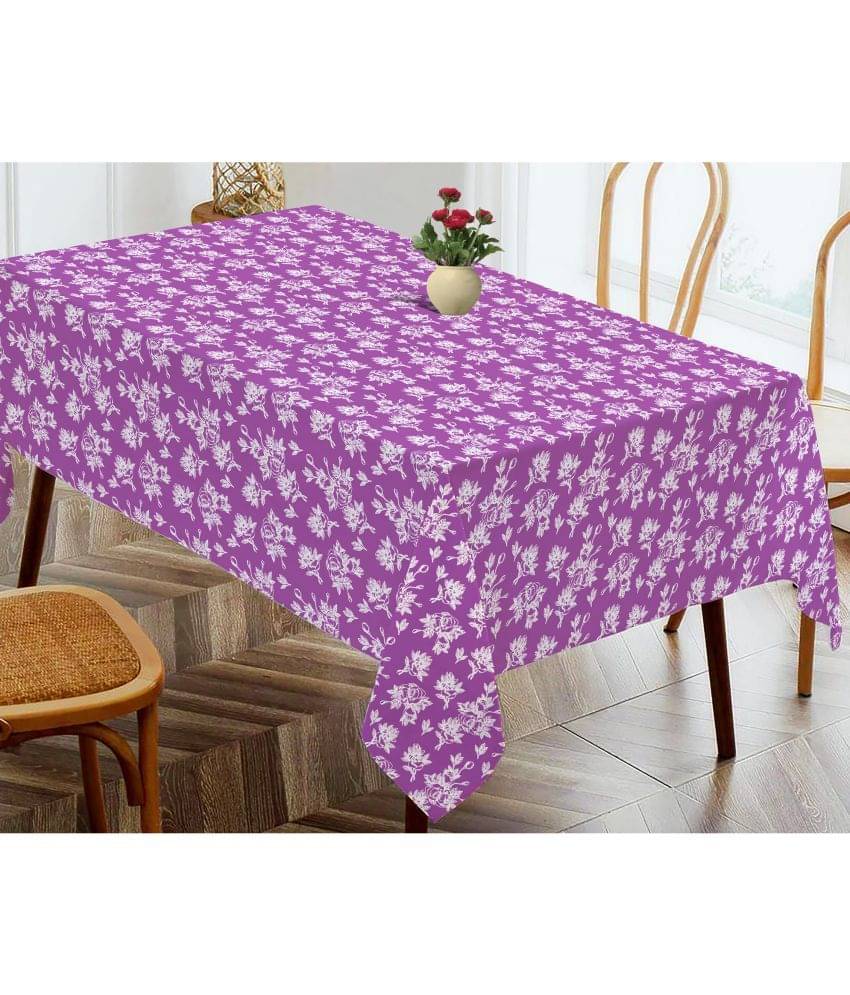     			Oasis Hometex Printed Cotton 4 Seater Rectangle Table Cover ( 152 x 138 ) cm Pack of 1 Black