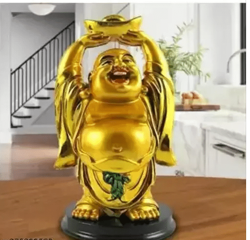     			PAYSTORE Resin Laughing buddha