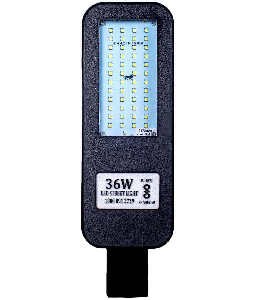PE 36 Watt BIS Approved PolyCarbonate Body Glass LED Street Lights Cool Day Light - Pack of 1 PE 36 Watt BIS Approved PolyCarbonate Body Glass LED Street Lights Cool Day Light - Pack of 1