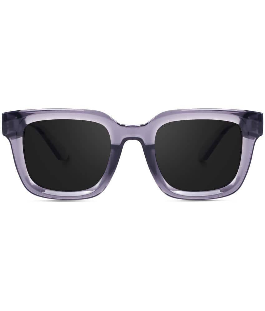 Peter Jones Light Grey Square Sunglasses ( Pack of 1 ) - Sunglasses | Buy online on ZillyBuy