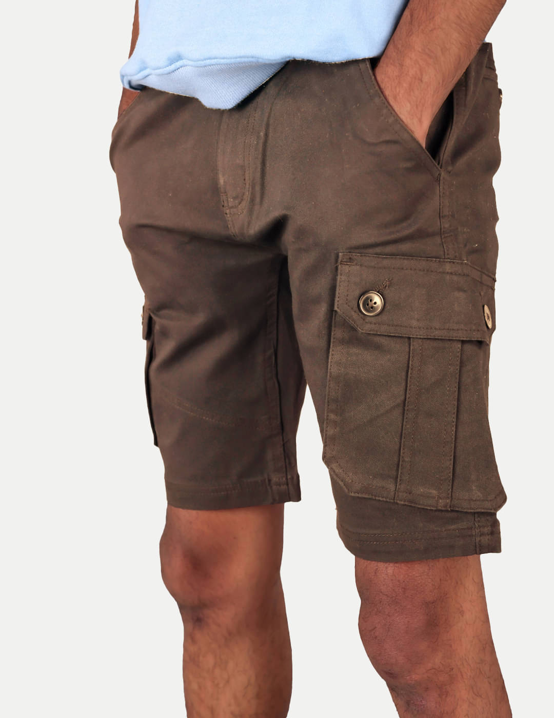     			Radprix Brown Cotton Men's Cargos ( Pack of 1 )