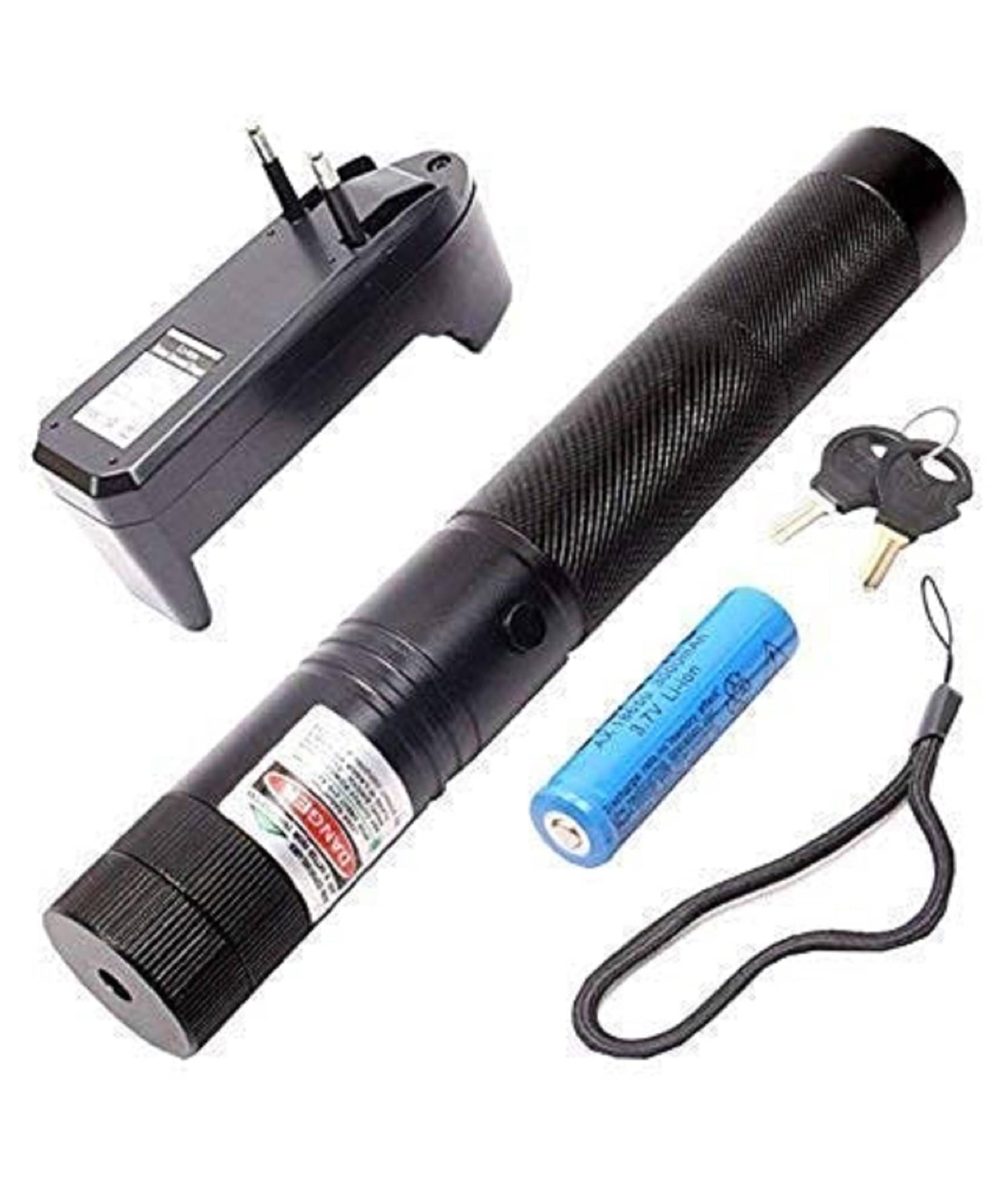     			Rangwell - 1W Rechargeable Flashlight Torch ( Pack of 1 )