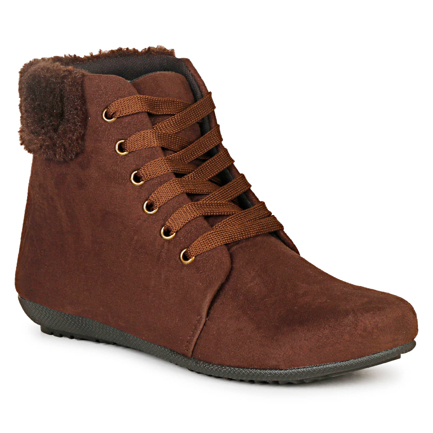 Saheb Black Women's Ankle Length Boots