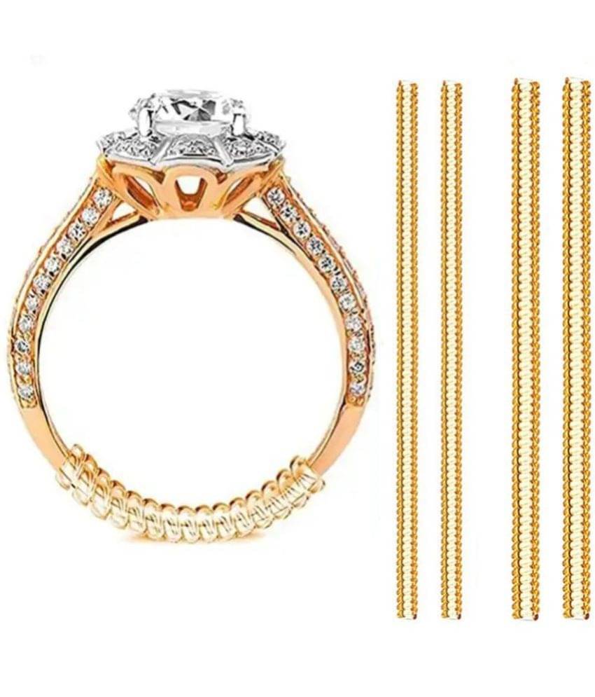     			Thrillz Golden Rings ( Pack of 4 )