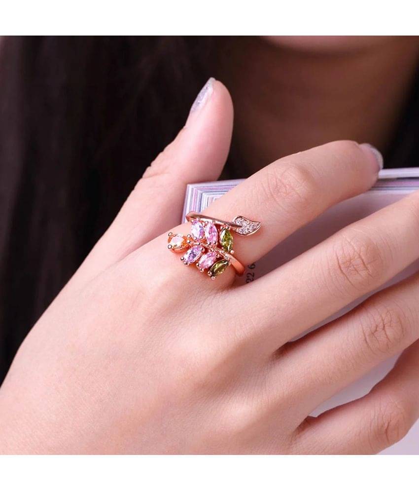     			Thrillz Multicolour Rings ( Pack of 1 )