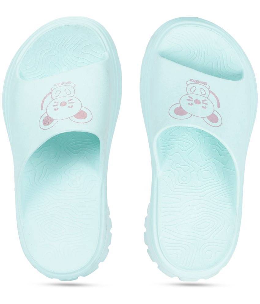     			goldstar shoes Sea Green Women's Slide Flip Flop