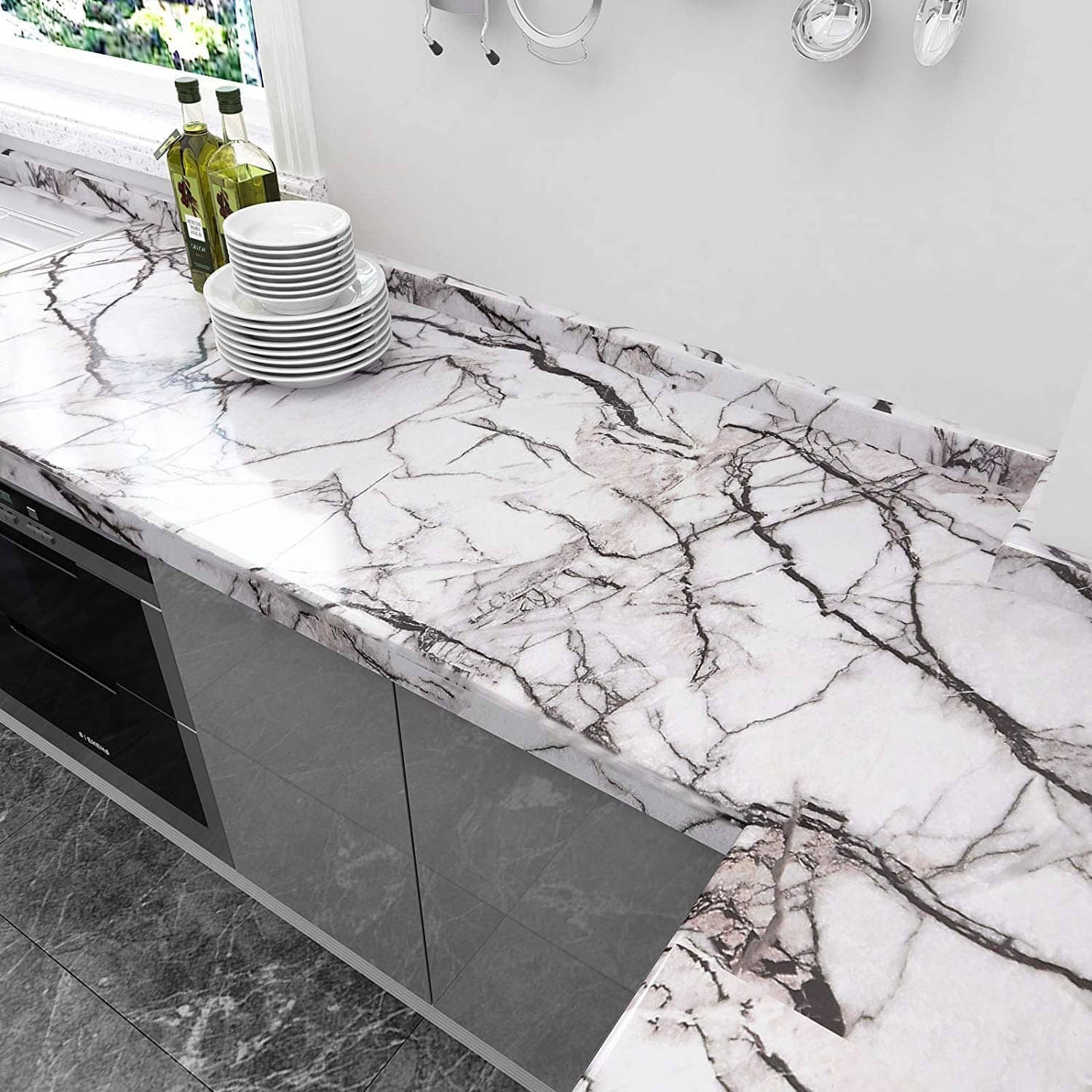 sunbird Abstract Wallpaper ( 60 x 121 ) cm ( Pack of 1 )