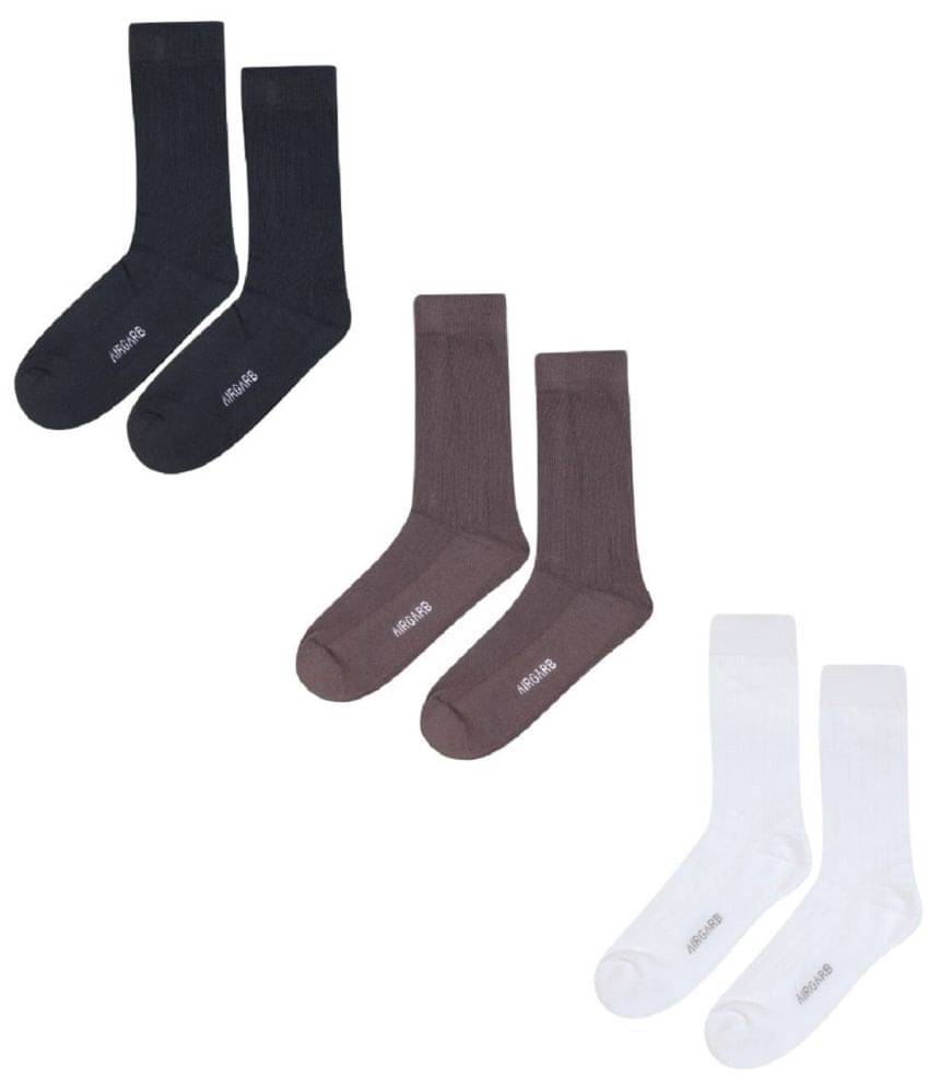 AIR GARB Pack of 3 Men's Cotton Mid Length Socks ( Multicolor ) AIR GARB Pack of 3 Men's Cotton Mid Length Socks ( Multicolor )