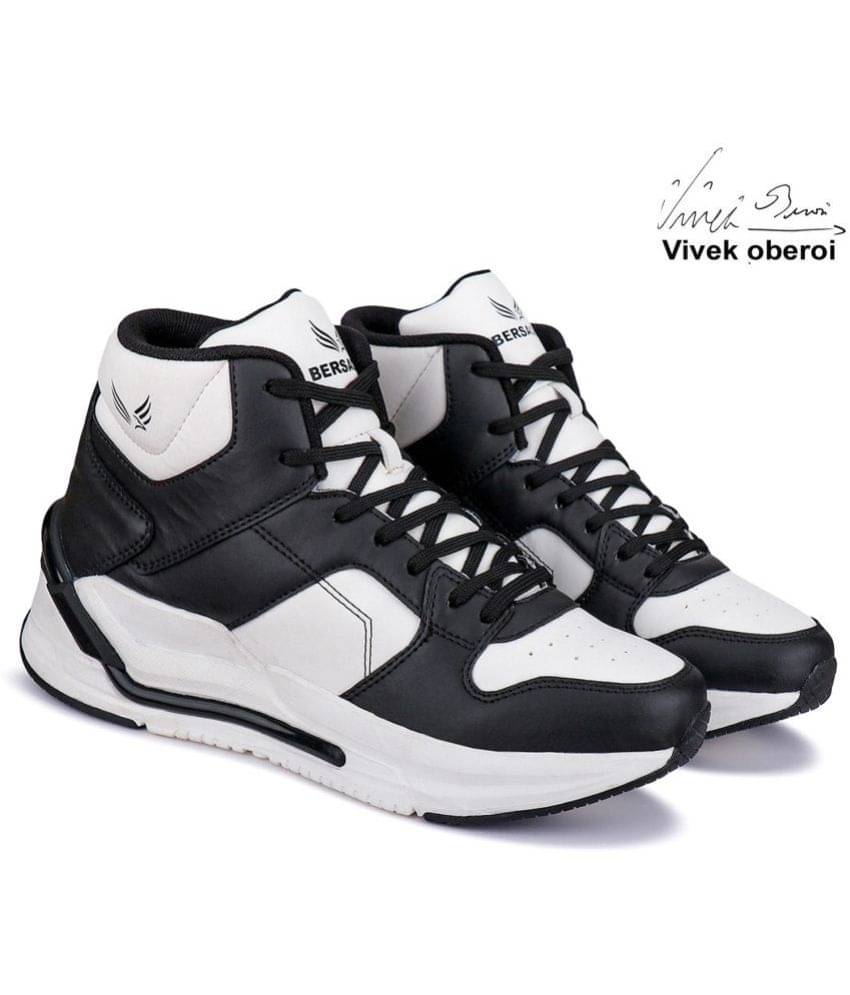 Bersache Black Men's Lifestyle Shoes     			Bersache Black Men's Lifestyle Shoes
