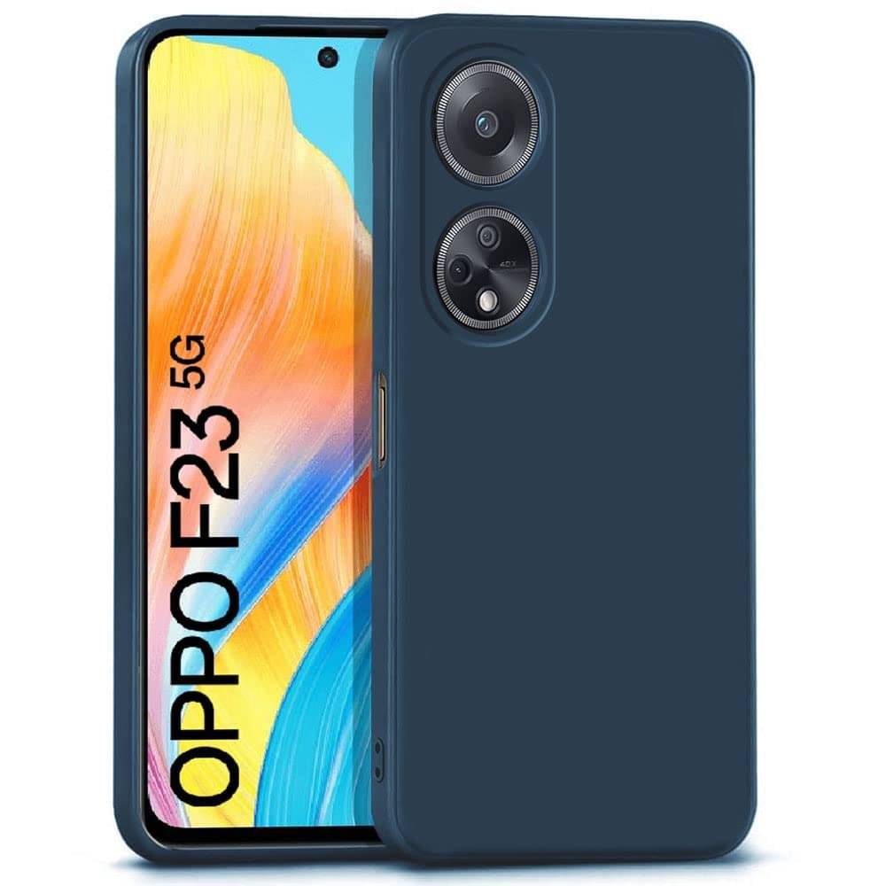     			Case Vault Covers Silicon Soft cases Compatible For Silicon Oppo F23 5G ( Pack of 1 )