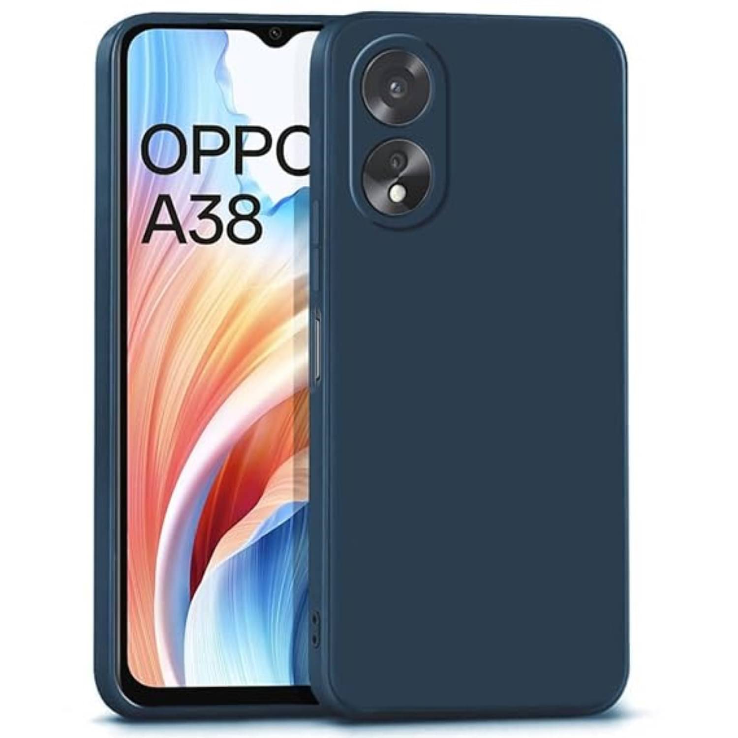     			Case Vault Covers Silicon Soft cases Compatible For Silicon Oppo A38 4G ( Pack of 1 )