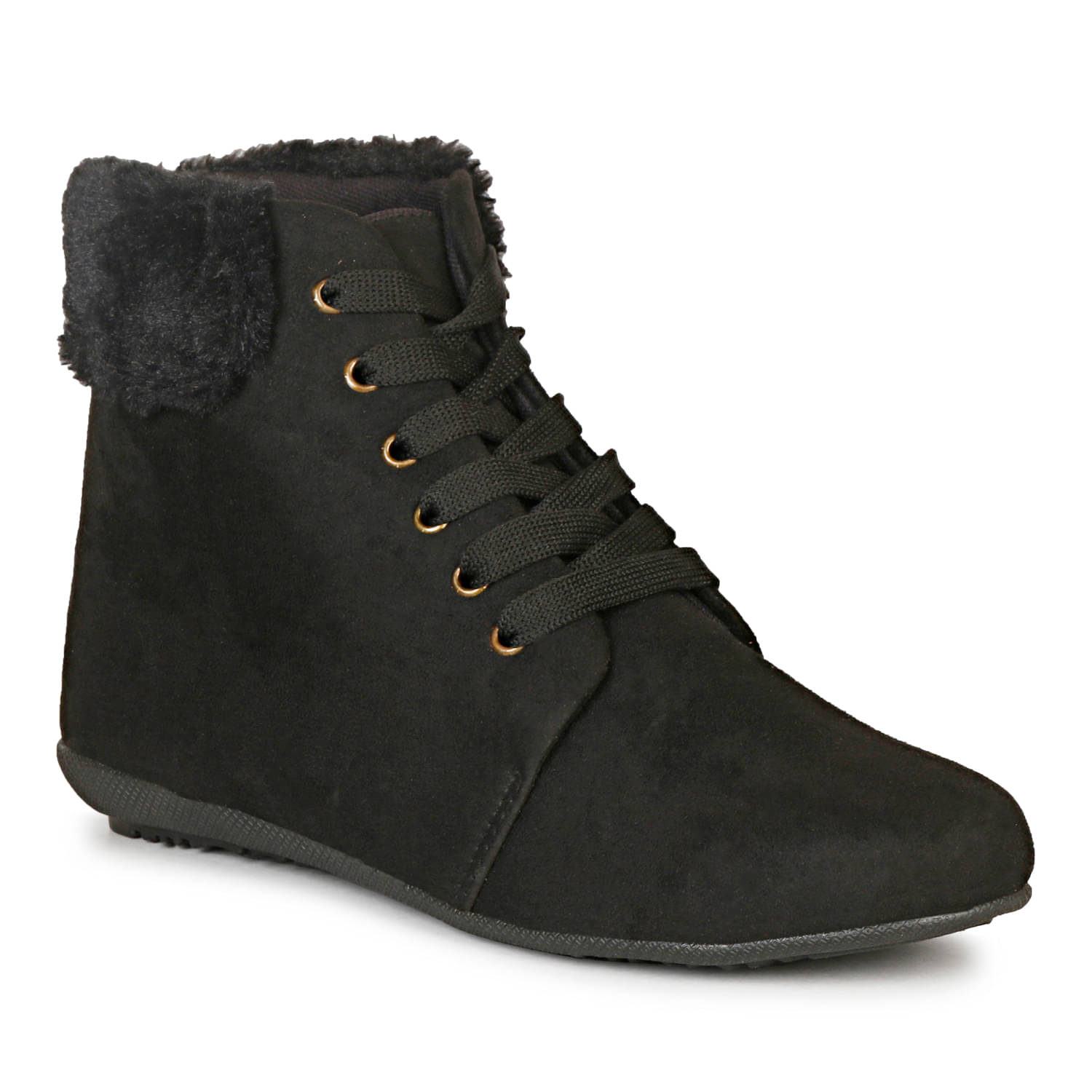     			Commander Black Women's Ankle Length Boots