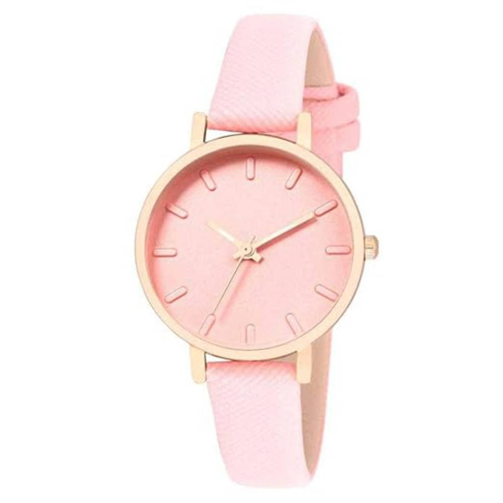     			DECLASSE Pink Leather Analog Womens Watch