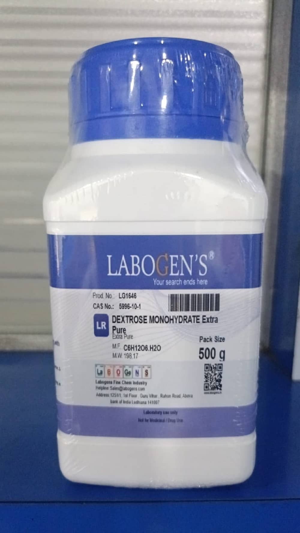 DEXTROSE MONOHYDRATE EXTRA PURE 500-GM