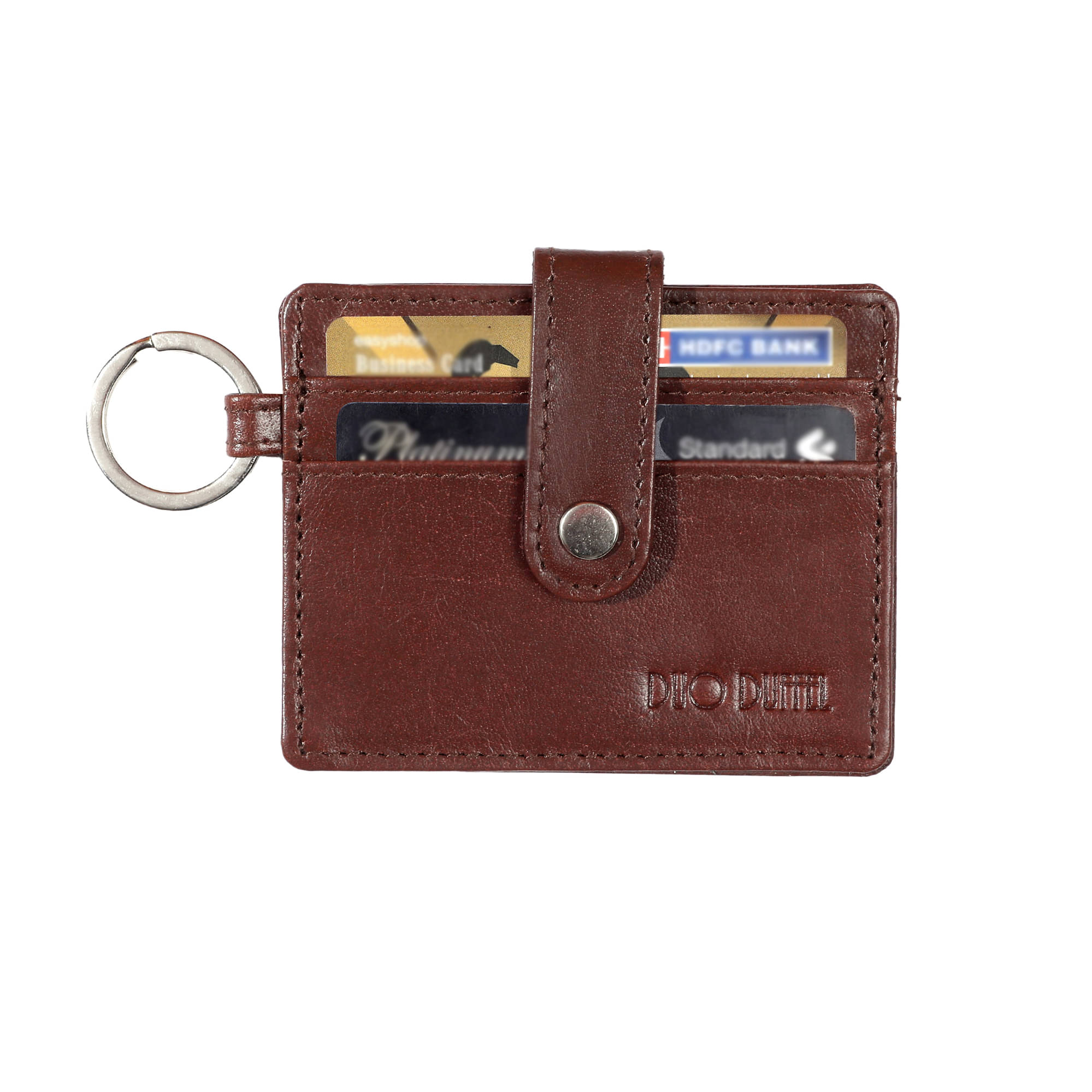     			DUO DUFFEL Leather Card Holder ( Pack 1 )