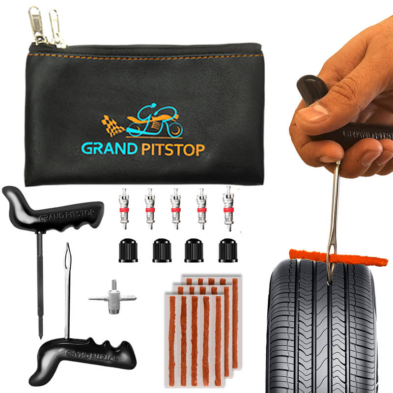 GRAND PITSTOP Puncture Repair Kit with 15 Strips