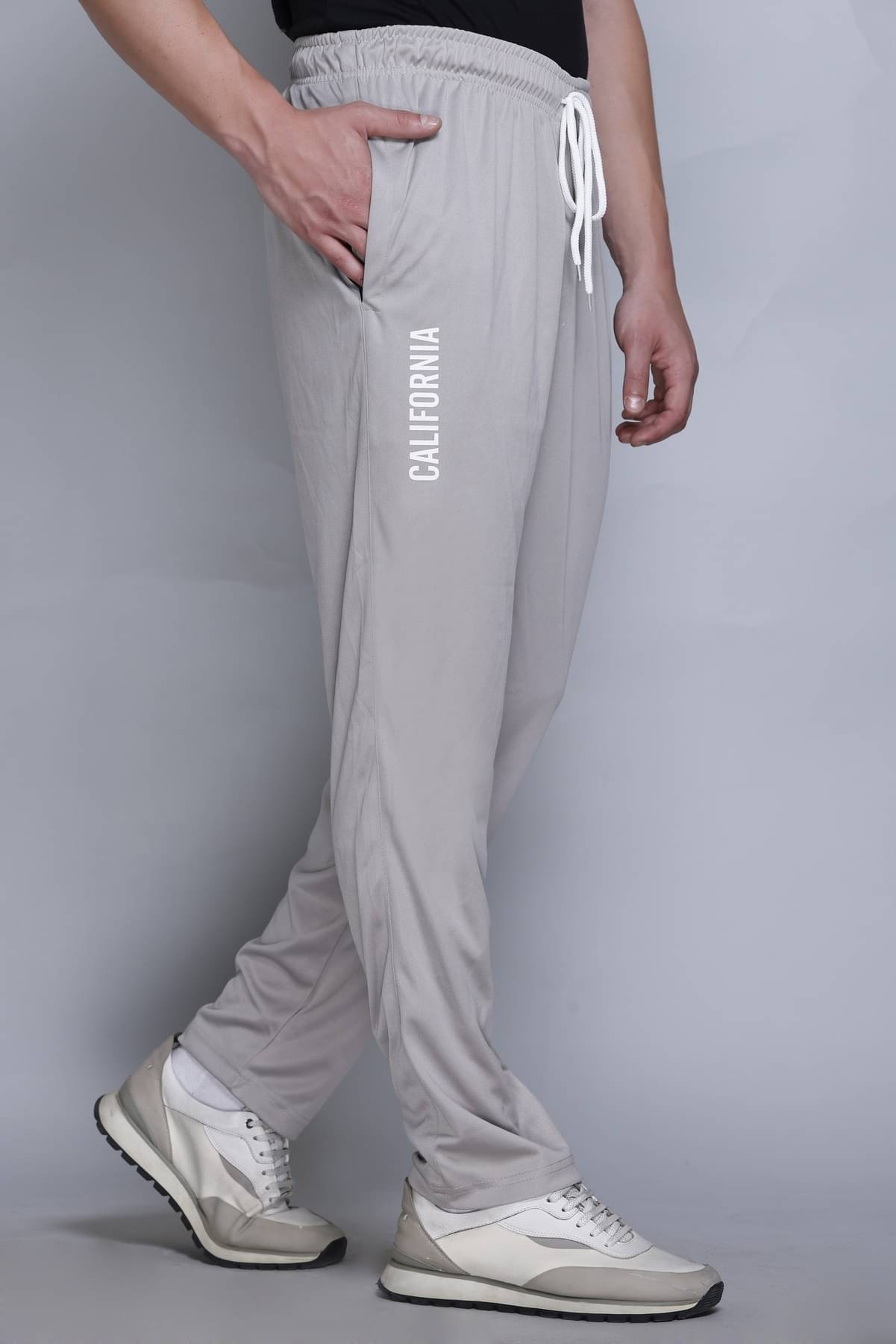     			HVBK Grey Polyester Men's Trackpants ( Pack of 1 )