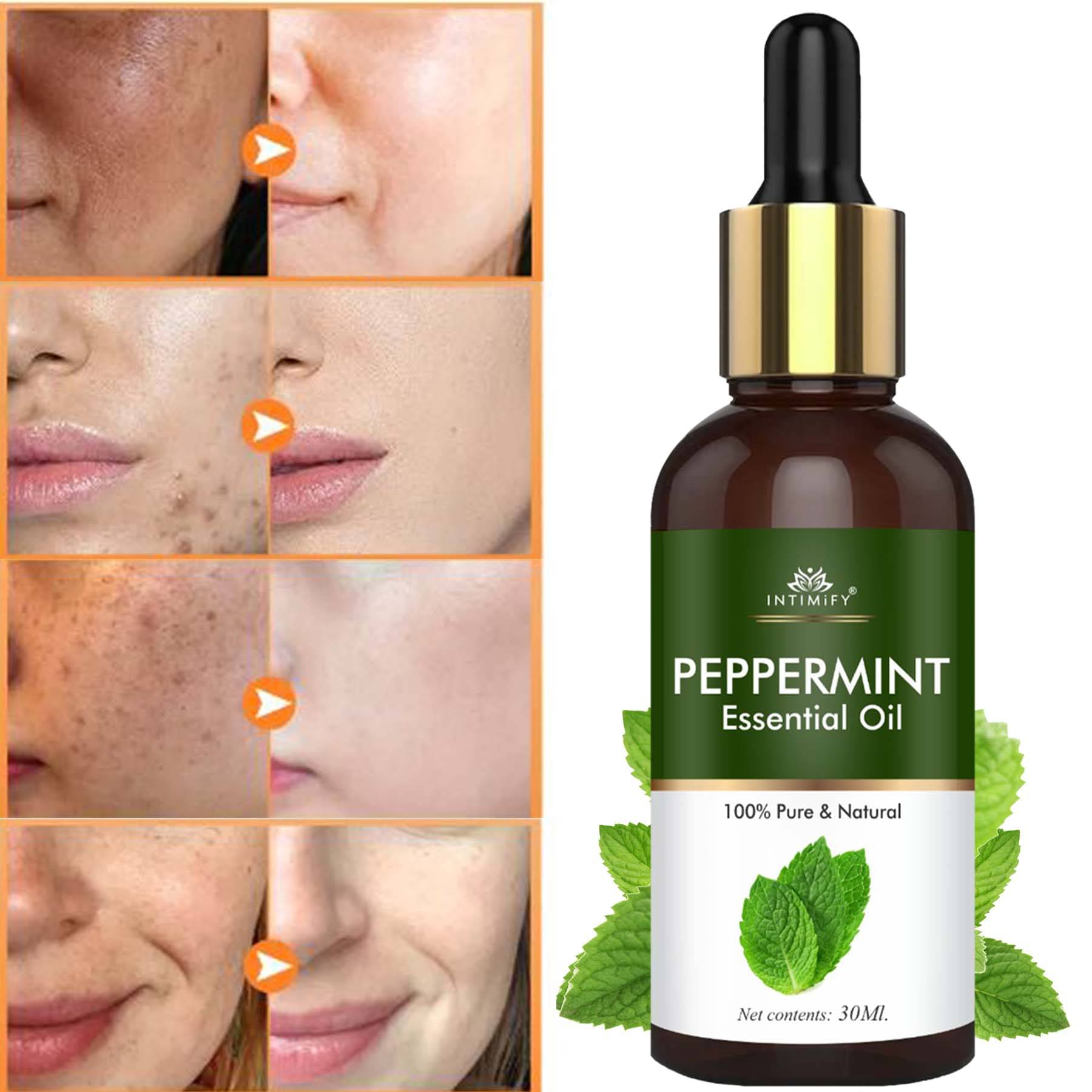 Intimify Peppermint Aromatherapy Essential Oil Aromatic With Dropper 30 mL ( Pack of 1 ) Intimify Peppermint Aromatherapy Essential Oil Aromatic With Dropper 30 mL ( Pack of 1 )