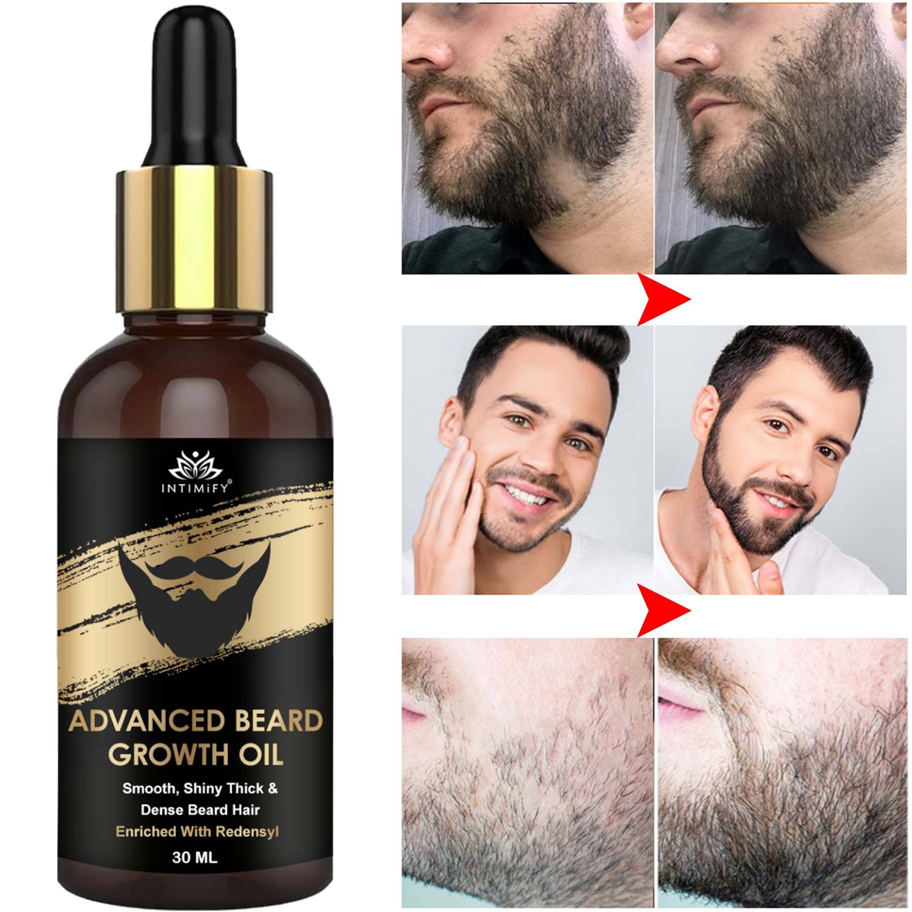     			Intimify Beard Oil, Mooch Beard Oil, Increasing Beard Oil, Beard Growth Oil, 30 Ml