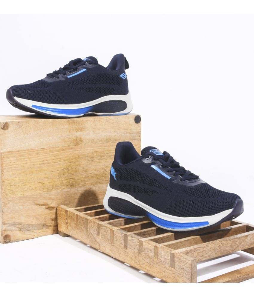    			Lakhani Aashirwad E-1305_Navy-Sky Navy Men's Sports Running Shoes