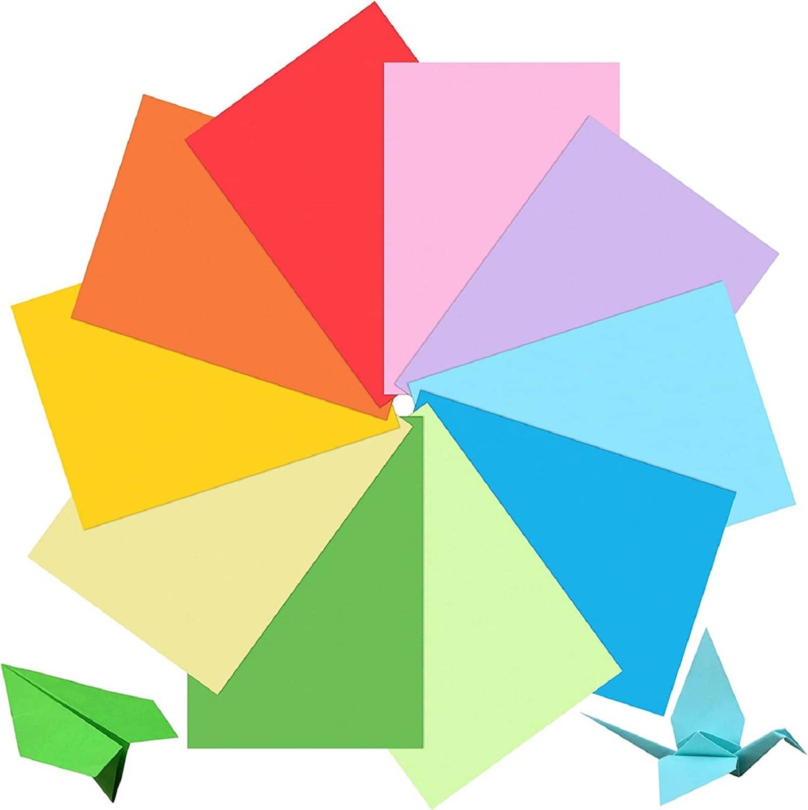     			PRANSUNITA Kores Double Sided A4 Fluorescent Neon Paper for Art & Craft, Decoration, Copy Printing Sheets Origami Folding, DIY Craft Pack of 100 etc