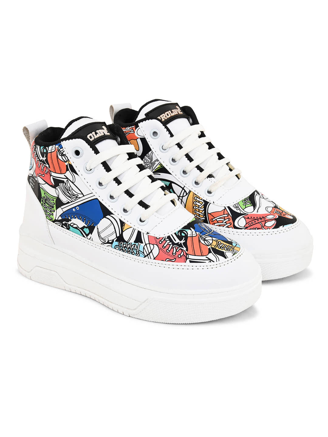 Prolific White Women's Sneakers - Casual Shoes | Buy online on ZillyBuy