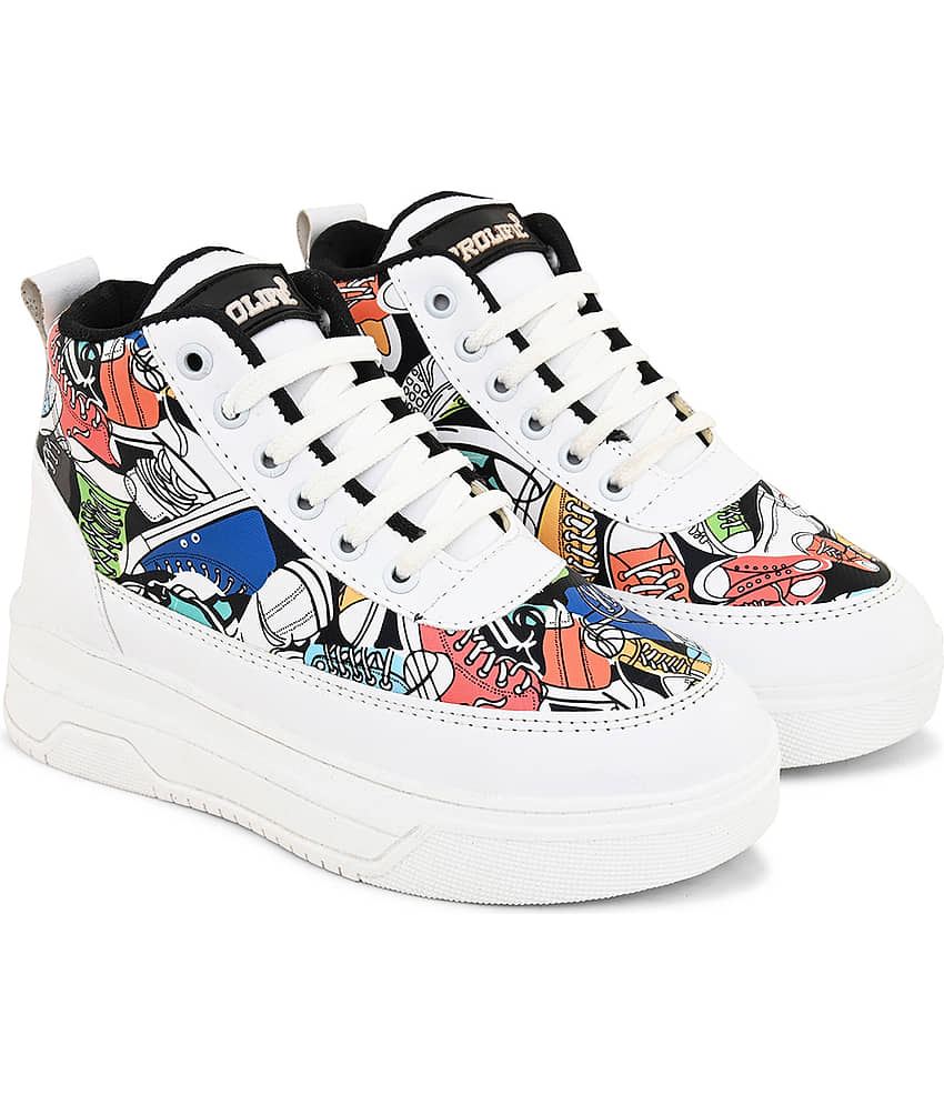 Prolific White Women's Sneakers - Casual Shoes | Buy online on ZillyBuy