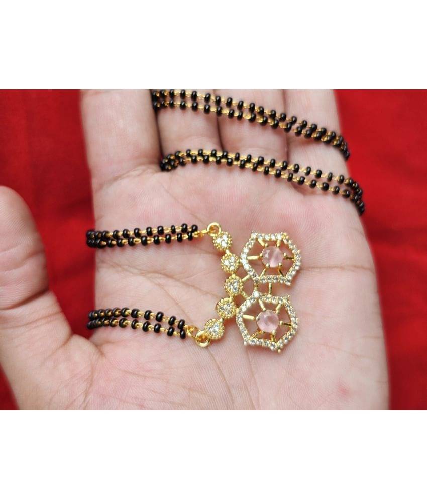     			ROFARWORD Rose Gold Mangalsutra ( Pack of 1 )