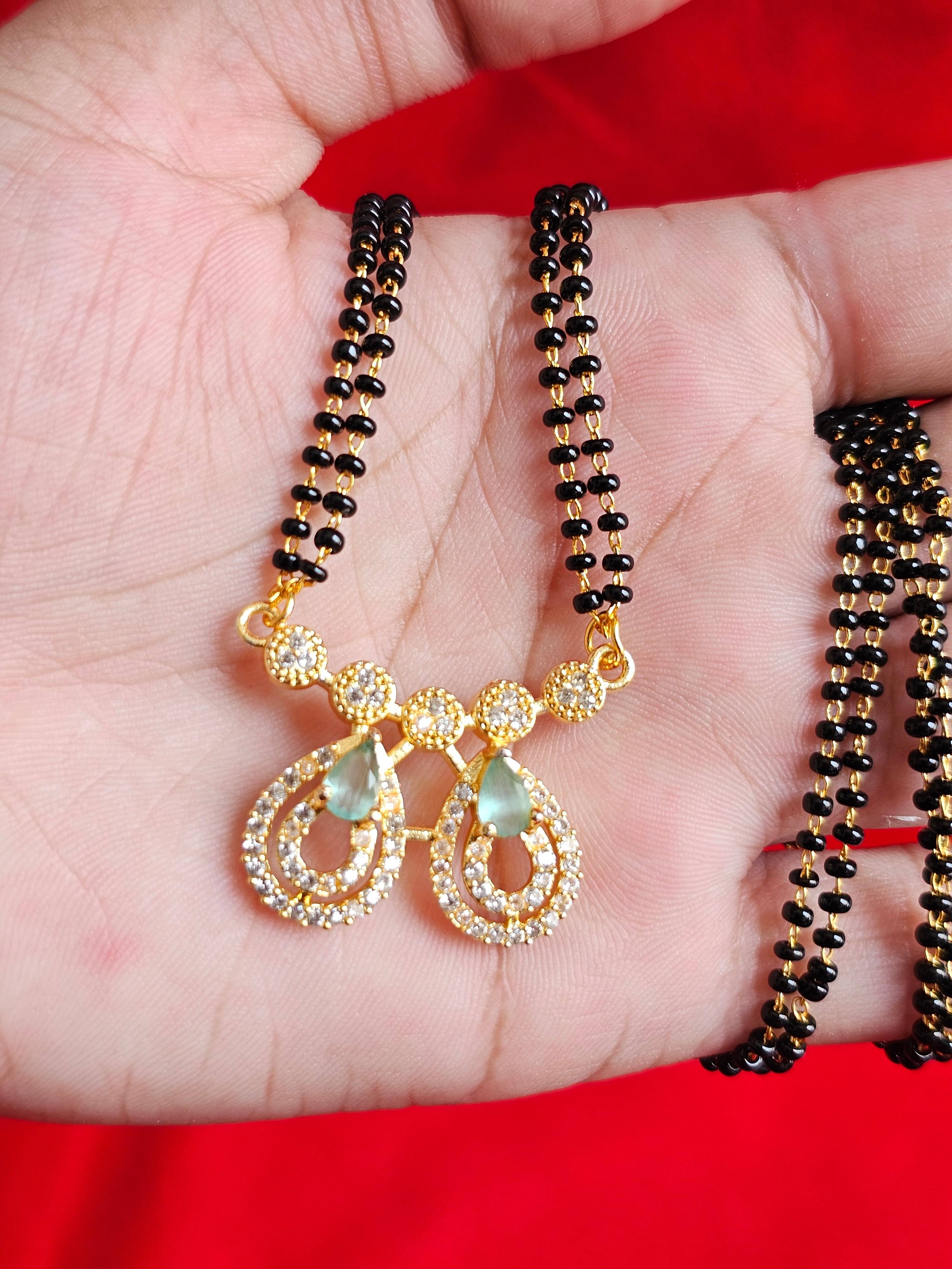     			ROFARWORD Rose Gold Mangalsutra ( Pack of 1 )