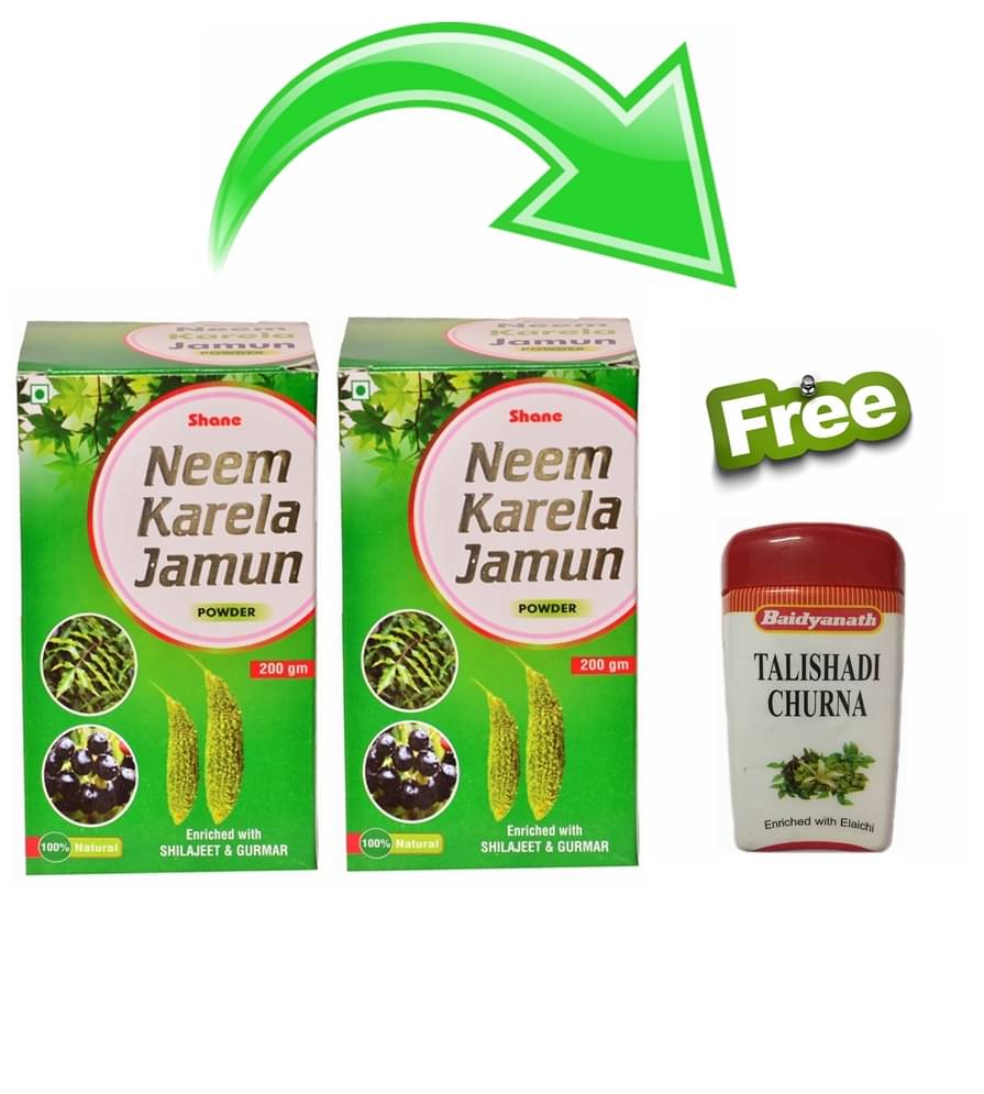     			Shane Neem Karela Jamun Powder 200 Gm Pack of 2