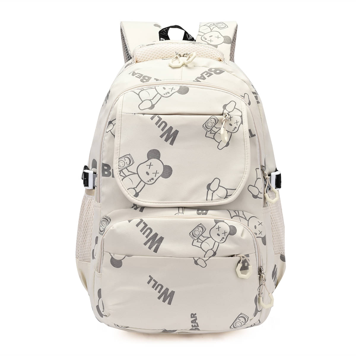 Tinytot Beige Polyester Backpack For Kids Tinytot Beige Polyester Backpack For Kids