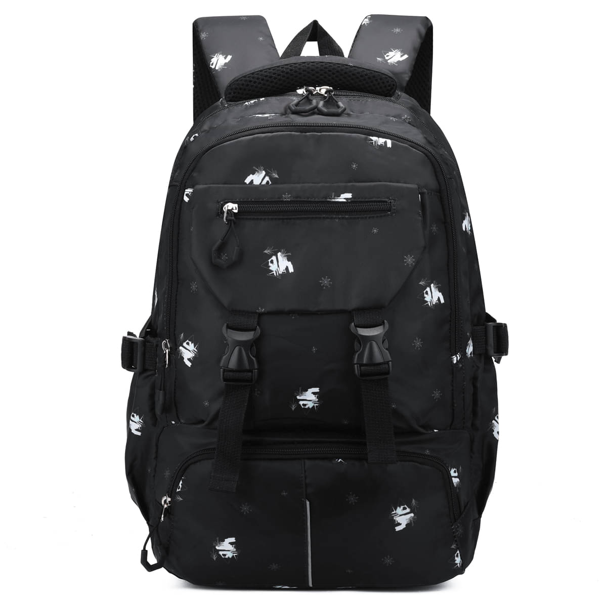 Tinytot Black Polyester Backpack For Kids Tinytot Black Polyester Backpack For Kids