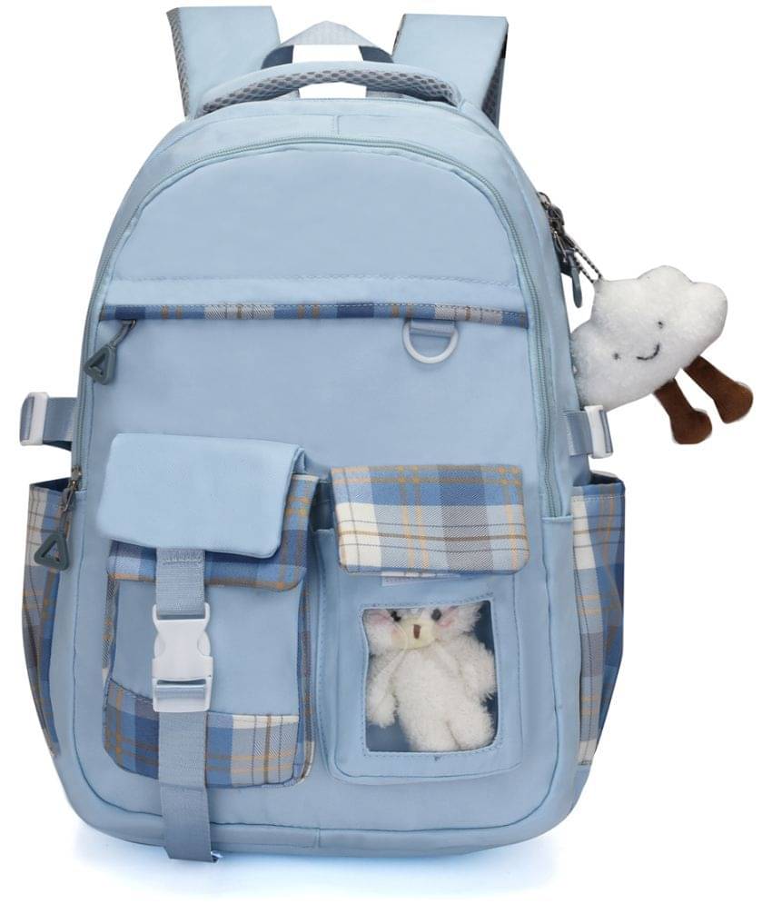 Tinytot Blue Polyester Backpack For Kids Tinytot Blue Polyester Backpack For Kids