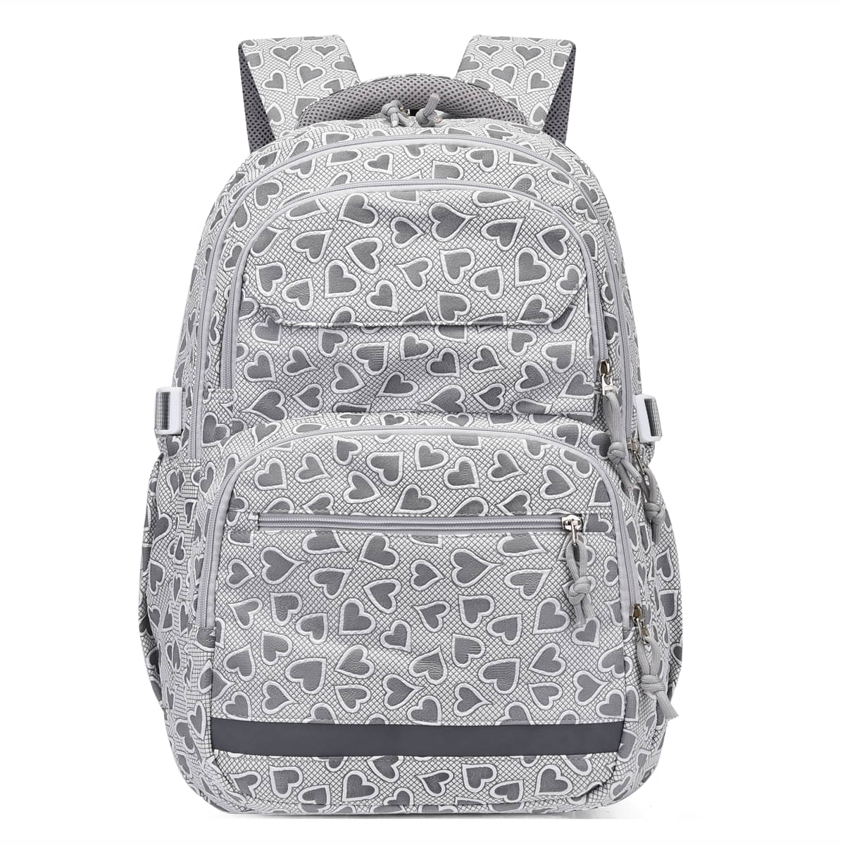 Tinytot Grey Polyester Backpack For Kids Tinytot Grey Polyester Backpack For Kids