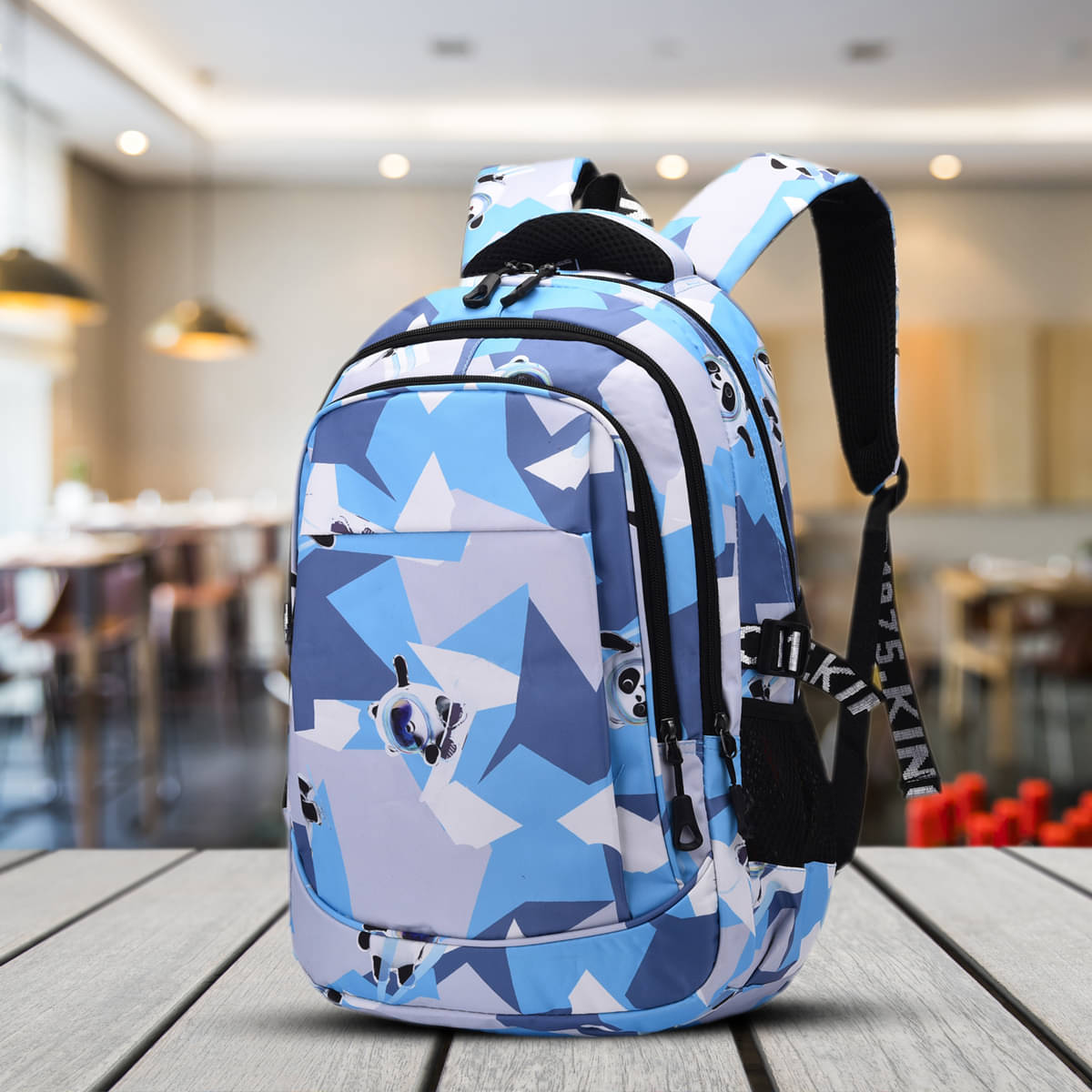 Tinytot Multicolor Polyester Backpack For Kids Tinytot Multicolor Polyester Backpack For Kids