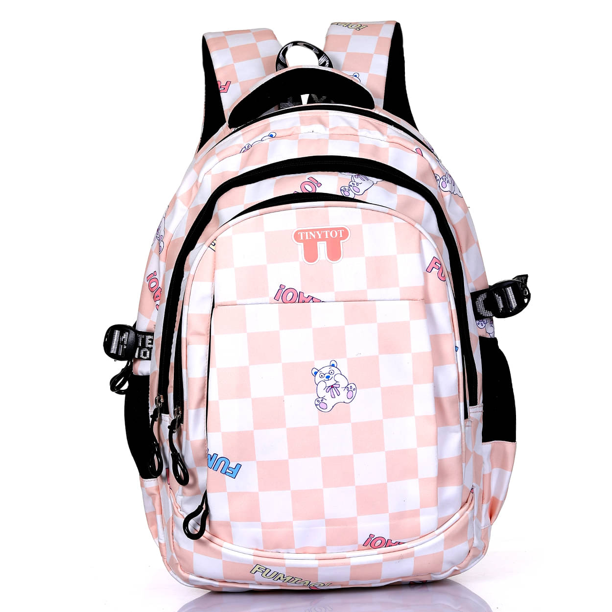 Tinytot Multicolor Polyester Backpack For Kids Tinytot Multicolor Polyester Backpack For Kids