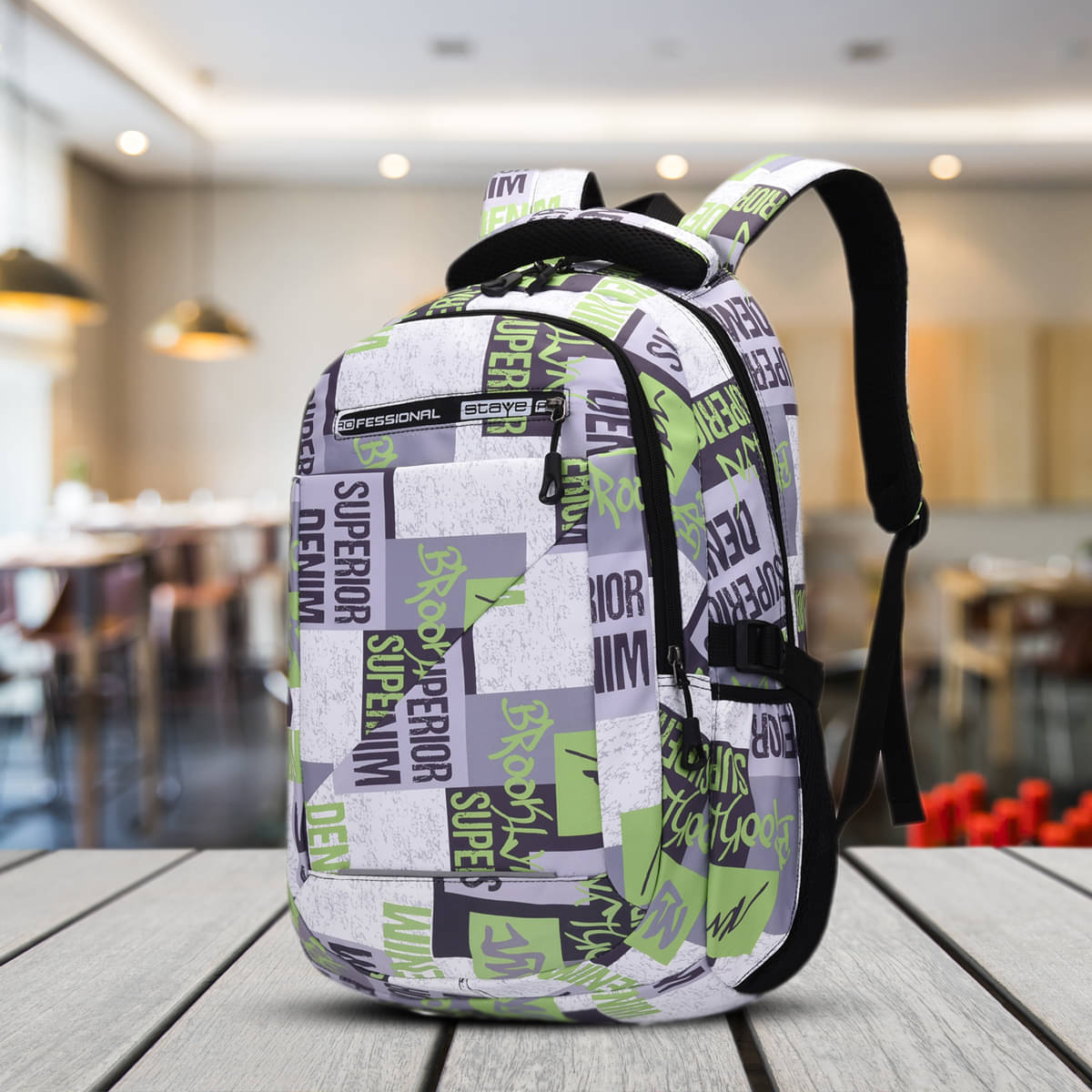 Tinytot Multicolor Polyester Backpack For Kids Tinytot Multicolor Polyester Backpack For Kids