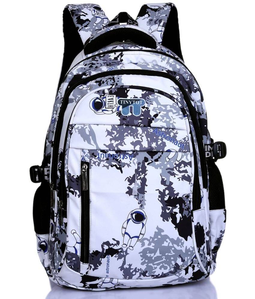 Tinytot Multicolor Polyester Backpack For Kids Tinytot Multicolor Polyester Backpack For Kids