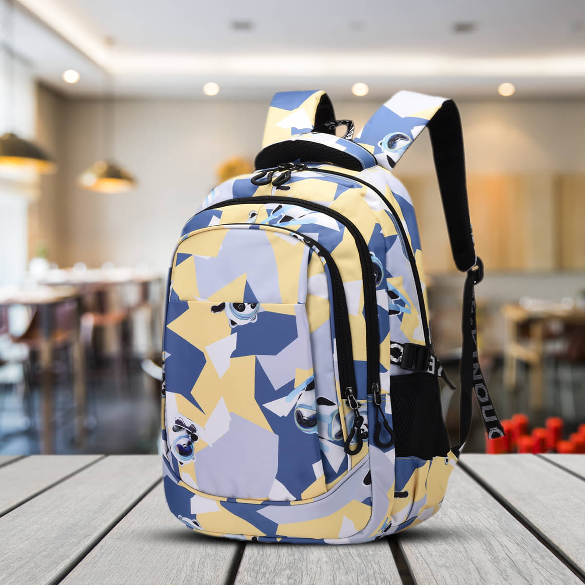     			Tinytot Multicolor Polyester Backpack For Kids