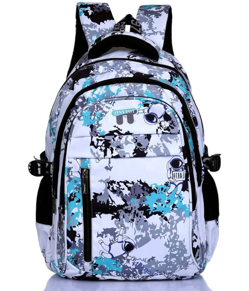 Tinytot Multicolor Polyester Backpack For Kids Tinytot Multicolor Polyester Backpack For Kids